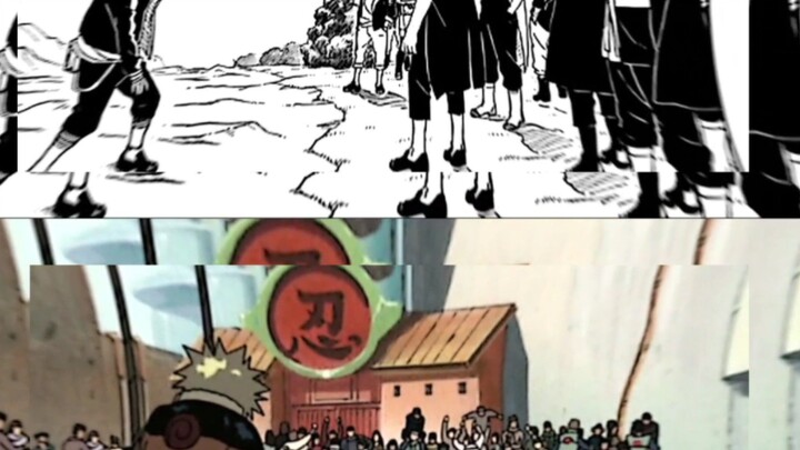 boruto yang sekarang mirip Naruto waktu kecil dan Naruto sekarang mirip boruto waktu kecil.....