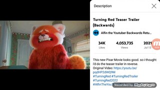 Turning Red Teaser Trailer (Backwards)