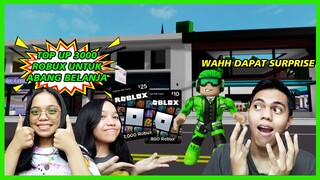 Surprise! Aku Di Top Up 3000 Robux Oleh Intan & Nabila Di Roblox