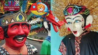 Ondel ondel betawi Tiup Balon pecah dan terbang - ondel ondel lucu