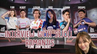 INTERVIEW WITH SEJOLI ROMANTIS FUNI DAN ALBERT‼️