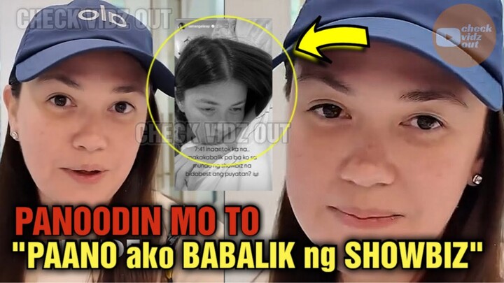 PANOODIN MO TO! ANGELICA PANGANIBAN MAY BANAT KUNG MAKAKABALIK PA SIYA SA SHOWBIZ