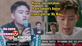 EXO's Reaction when D.O. Imitated Seojun's Aegyo by Fight For My Way