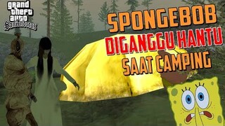 Spongebob pergi Camping di ganggu Hantu Pocong dan Kuntilanak! GTA lucu Spongebob