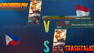 1 VS 1 FANNY NOOBQUEEN PH VS TRASHTALKER | (MASMAGALING PADAW SYA KAY KUROSAWA AND DISCIPLE )