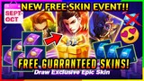 FREE SKINS!! PARTY BOX EVENT (FREE ELITE + EPIC SKIN) | MOBILE LEGENDS