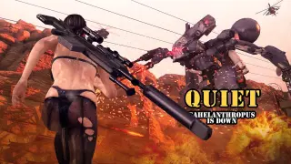 Quiet VS. The Sahelanthropus [ Metal Gear Solid V: The Phantom Pain ] 4K PC HD Ultra