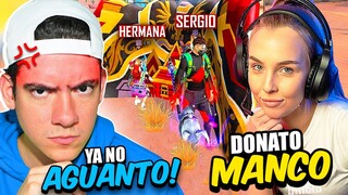 HERMANA de un SUSCRIPTOR me HACE ENOJAR en FREE FIRE !! | TheDonato