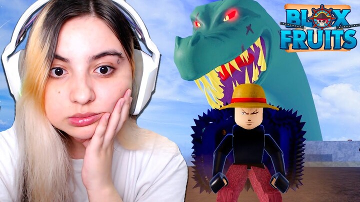 DERROTEI meu PRIMEIRO SEA BEAST PRA PEGAR RAÇA V3 no BLOX FRUITS!! MAS ACONTECEU ISSO...