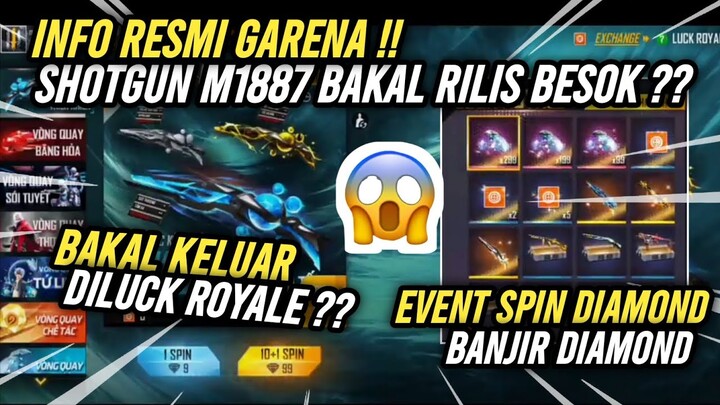 INFO KULGAR❗SHOTGUN M1887 TERBARU RILIS BESOK DI EVENT LUCK ROYALE ?? SHOTGUN 2 M1887 TERBARU