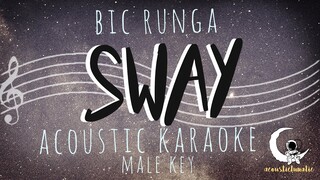 SWAY Bic Runga ( Acoustic Karaoke/Male Key )