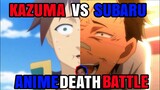 Kazuma vs Subaru (Konosuba vs Re Zero) Anime Death Battle || Bong Pika #deathbattle #anime #wibu
