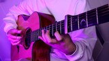 Night Light Rain Meminta Pengaturan Fingerstyle Gitar Begonia