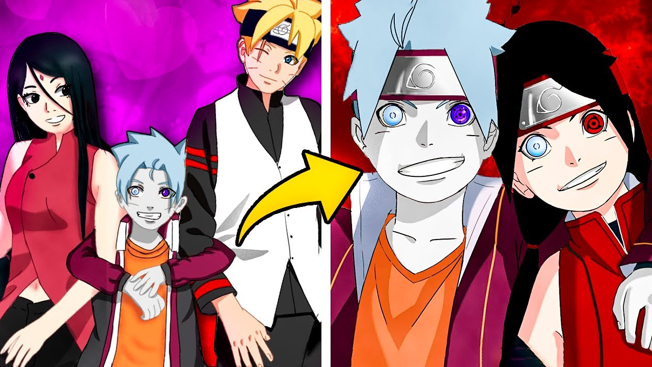 Se o Boruto e a sarada tivessem um filho ele seria muito apelão, e tal