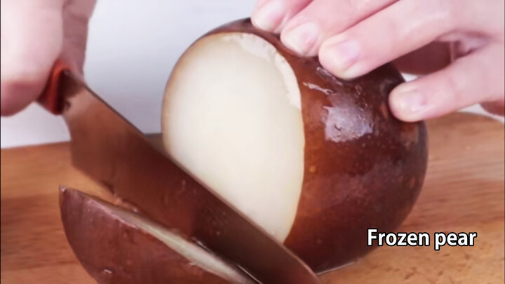 Homemade Frozen Pear