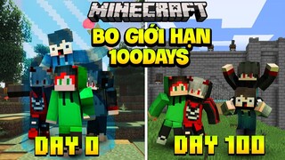 Siêu tóm tắt 100 ngày ở trong vòng bo giới hạn cùng anh em bất ổn trong Minecraft sinh tồn