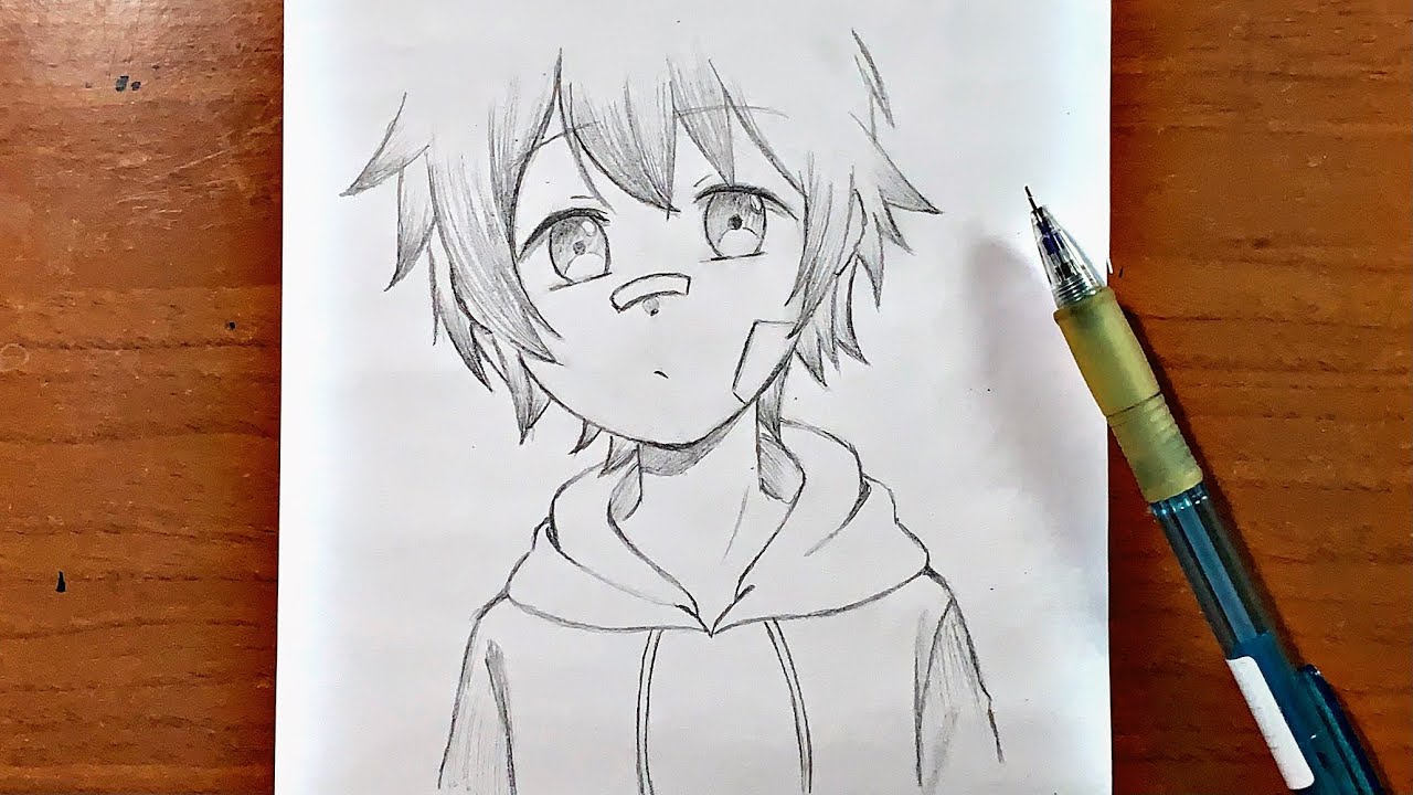 Cute Easy Anime Drawings Boy Cute Guy HD phone wallpaper  Pxfuel