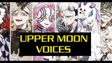 Demon Slayer Upper Moons Voice Actors (just a supposition)