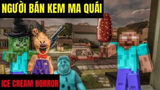 THẦY HEROBRINE VÀ ZOMBIE KHÁM PHÁ GAME ÔNG BÁN KEM MA QUÁI ( ICE CREAM HORROR )