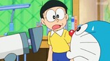 Doraemon: Nobita comes to the Upside-Down Planet, where he becomes a top student, and Nobita is fill