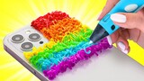 งานฝีมือสุดคูลจากปากกา 3D || ไอเดีย DIY หลากสีสัน! เครื่องประดับสวยๆ! งานฝีมือจิ๋วโดย 123 GO! TRENDS