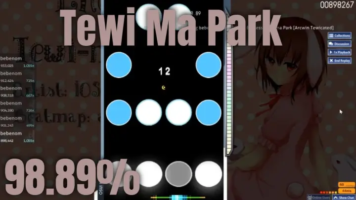 IOSYS - Endless Tewi-ma park [Arkwin Tewicated] 98.89% 8 Misses (Osu Mania)