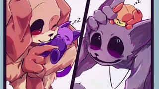 Hewan/Komik Kecil yang Tersenyum】Little DogDay dan CatNap Menemukan Orang Tua Pewaris - Poppy Playti