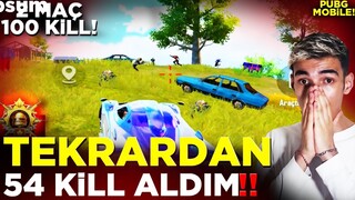 2 MAÇTA 100 KİLL ALDIM VE DÜNYA REKORU KIRDIM!  HAYATIMIN EN İYİ MAÇLARI! / PUBG MOBİLE