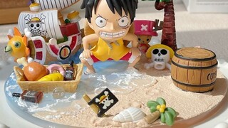 Phương pháp mới! Nhìn vào hàng dấu chân nhỏ Vua Hải Tặc Luffy