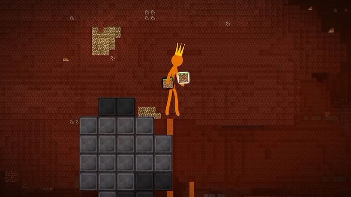 ketika Stickman Masuk dunia Minecraft