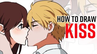 How to Draw Kiss TUTORIAL