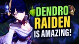 DENDRO RAIDEN HITS HARD?! How it Works, Teams Showcase, Hyperbloom Build GUIDE | Genshin Impact 3.0