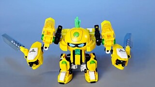 Masa mudaku kembali! Buka kotak set bangunan Fruity Robo Mecha! Zhanbao Jingga menyerang dengan Peda