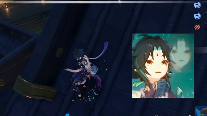 [เกม] [Genshin Impact] Xiao ซ่อนตัวบนหลังคา