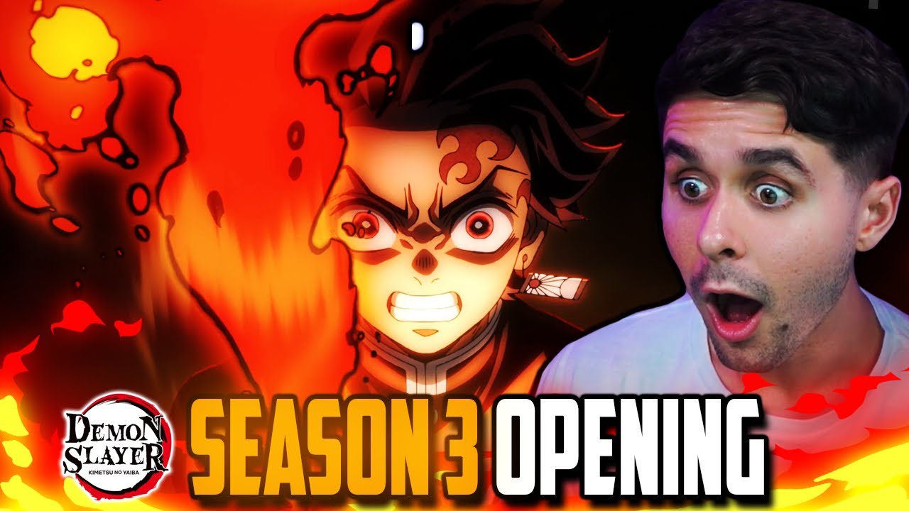 THIS SONG IS FIRE DEMON SLAYER SEASON 3 OPENING REACTION! - BiliBili