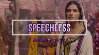 Speechless with lyrics - Naomi Scott