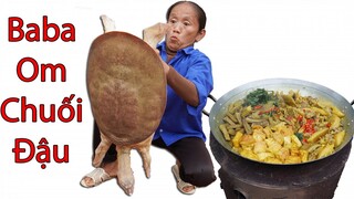 Bà Tân Vlog - Thử Thách Làm Ba Ba Om Chuối Đậu Siêu To Khổng Lồ 10kg Và Cái Kết