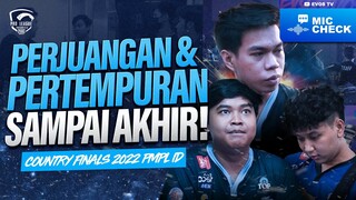 MIC CHECK BELAKANG PANGGUNG REBORN! | PMPL ID 2022 COUNTRY FINALS