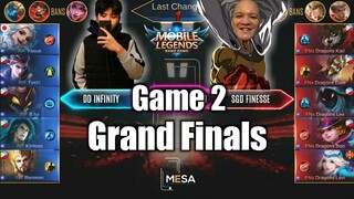 Game2 DD Infinity VS SGD Finesse | MESA Tournament S3