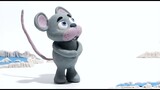 Mouse is cold in the snow cartoon for kids - BabyClay