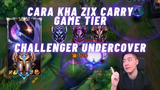 CARA MAIN KAYA CHALLENGER KHA ZIX (Undercover di DM-GM elo) - Build, gameplay, analisa - Wild Rift