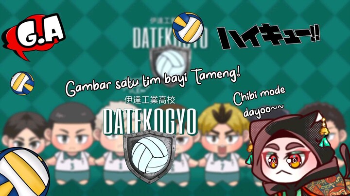 GAMBAR SATU TIM DATEKOGYO 🛡 (Chibi Style)