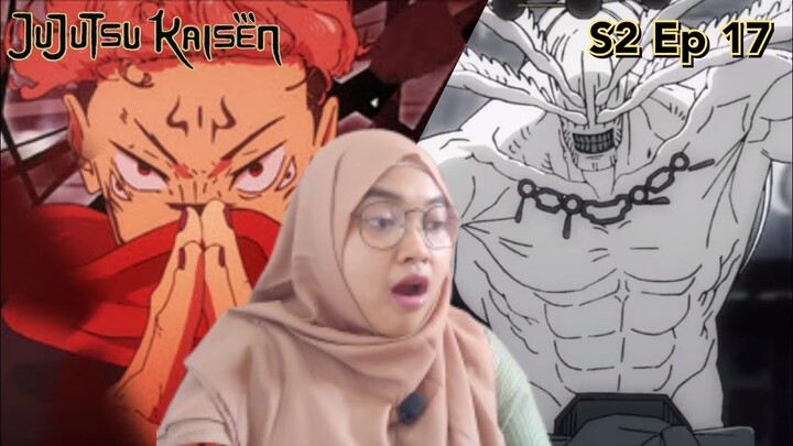 SUKUNA VS MAHORAGA | Jujutsu Kaisen Season 2 Episode 17 REACTION INDONESIA