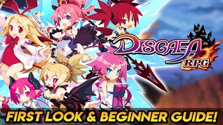 NEW DISGAEA RPG FIRST LOOK & BEGINNER GUIDE!!