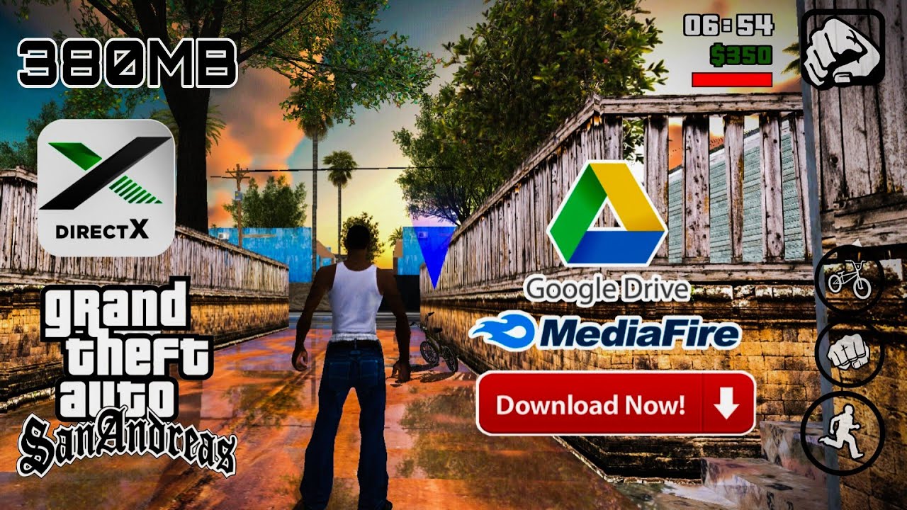 GTA San Andreas DIRECTX Graphics [380mb] Highly Compressed - BiliBili