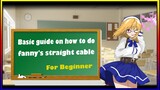 Basic guide on how to do fanny's straight cable for beginner with HANDCAM | TAGALOG | MLBB