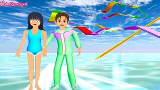 Mio Sok Sok Parkour Tersekat Di Pipa - Yuta Raja Parkour | Sakura School Simulator @Ebi Gamespot