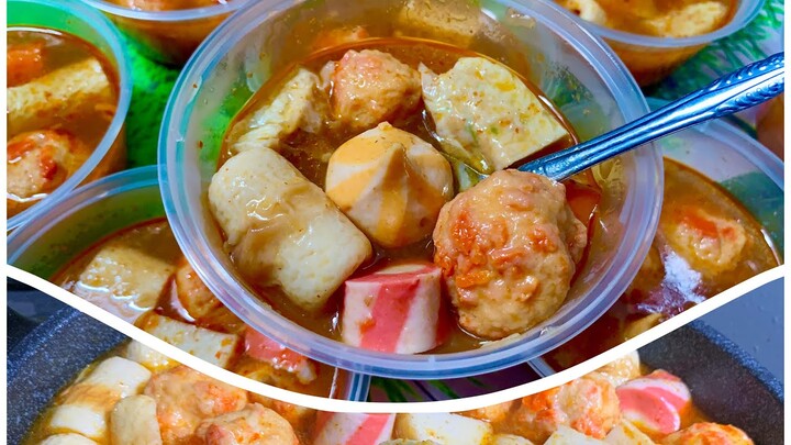 Ide jualan !! Resep BAKSO Seafood ala korean street Food