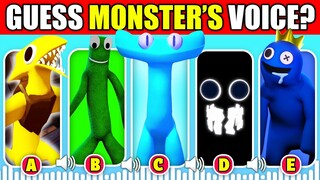 IMPOSSIBLE Guess the Rainbow Friends Voice | Chapter 2 + Roblox Doors | CYAN and YELLOW