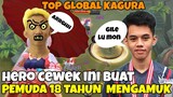 PEMUDA 18 TAHUN MENGAMUK MENGGUNAKAN HERO CEWEK INI, RRQ'Lemon Ft EVOS OURA Mobile Legends Indonesia